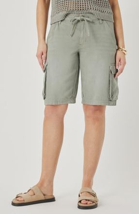 Splendid Denim Cargo Shorts in Eucalyptus Green at Nordstrom, Size X-Large
