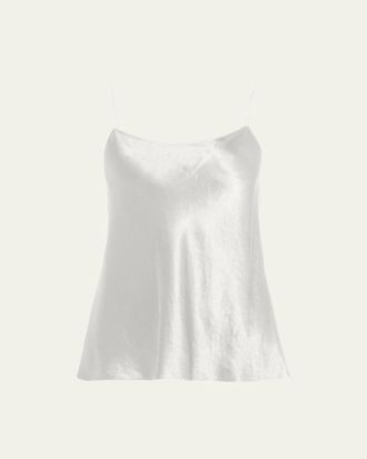 Vince Satin Scoop-Neck Cami