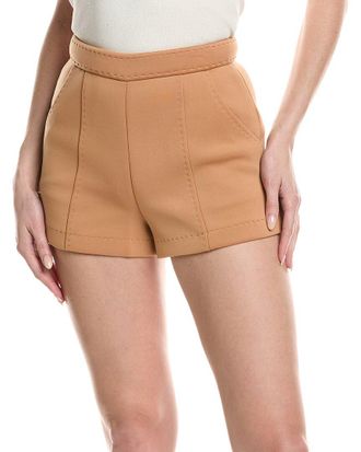 Cynthia Rowley Bonded Pick Stitch Short