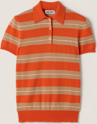 Miu Miu Cashmere polo shirt