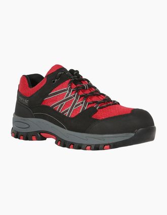 Regatta Mens Regatta Professional Mens Safety Trainers - Red/Multi - Size: 6.5