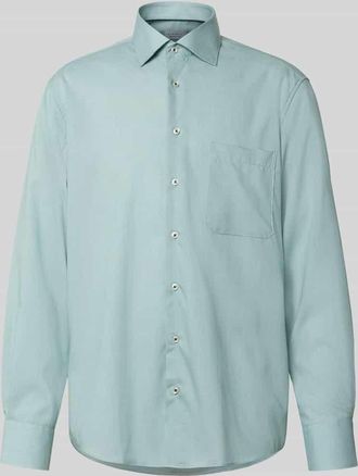 Eterna Comfort Fit Business-Hemd mit Kentkragen in Gruen, Gr&ouml;&szlig;e 40