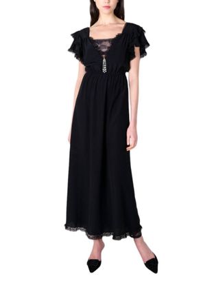 Julie de Libran Eres Rose Dress In Black