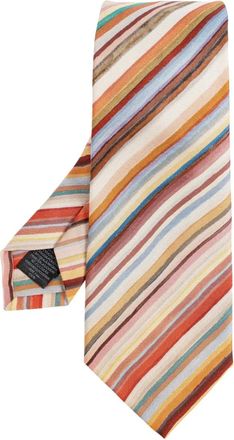 Paul Smith Cravatta a righe - Toni neutri