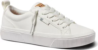 Reef Lay Day Dawn Sneaker in White Leather at Nordstrom, Size 8.5