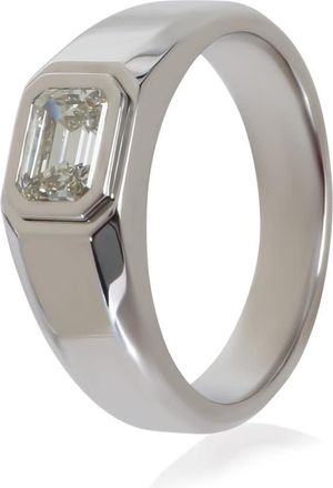 Tiffany & Co. Pre-Owned Tiffany & Co. 1.04 ct Emerald Diamond Charles Tiffany Mens Engagement Ring
