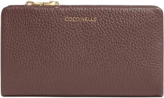 Coccinelle Metallic Wallet - Dames - Portefeuilles - Rood - ONE Size - Katoen - Accessoires