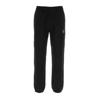 Burberry Sweatpants, male, Black, Size: XL Cotton Joggers