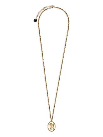 Nina Ricci Three Graces pendant necklace - women - Brass - One Size - Gold