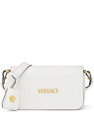 Versace Tag mini bag - women - Calf Leather - One Size - White