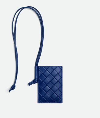 Bottega Veneta Intrecciato Stamp Badge Holder - Bottega Veneta