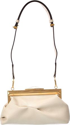 Jimmy Choo London Diamond Small Lizard-Embossed Leather Clutch