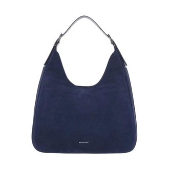 Michael Kors Dames, Tassen, Blauw, Maat: ONE Size Linnen