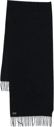 Canali Sciarpa con frange - Blu