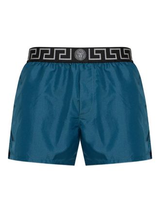 Versace greca-detail swim shorts - Blu