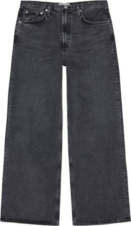 A Gold E Agolde Keira Straight-leg Jeans - Black - 27 (W27 / UK8-10 / S)