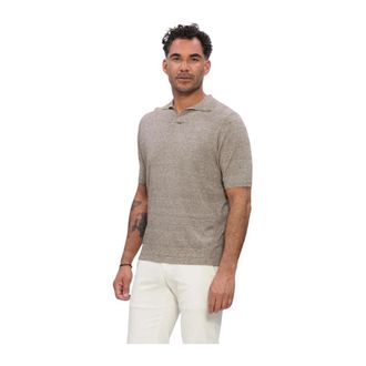 FILIPPO DE LAURENTIIS Polo Skipper Mc - Heren - Tops - Beige - Maat: 2XL Katoen