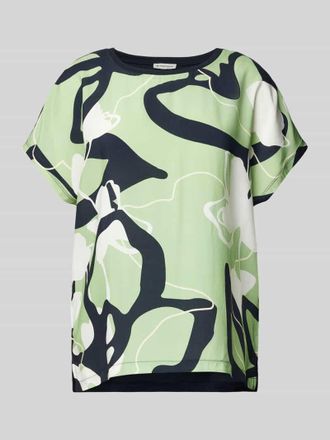 Tom Tailor Regular Fit T-Shirt aus Viskose und Baumwoll-Modal-Mix in Hellgruen, Gr&ouml;&szlig;e S