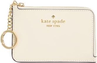 Kate Spade New York madison saffiano zip card case in Meringue at Nordstrom Rack