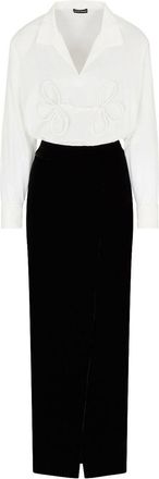 Emporio Armani Bicolor Long Dress