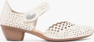Rieker 43753-60 Womens Shoes Beige Leather - Size UK 8