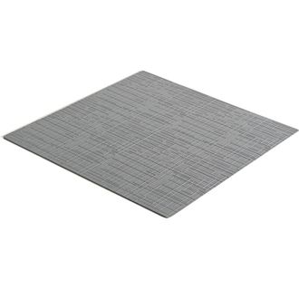 Emuca Tappetino antiscivolo per cassetti, Effetto Net, lunghezza 20000x48cm, Tecnoplastica, Grigia - Grigia - Emuca