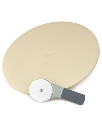 Berghoff Berghoff Leo 14In Large Pizza Stone With Pizza Cutter Set