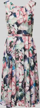 Vera Mont Cocktailkleid mit Rundhalsausschnitt in Rose, Gr&ouml;&szlig;e 40