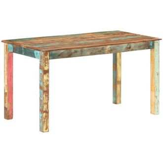 vidaXL Mesa De Comedor De Madera Maciza Reciclada 140x70x76 Cm Vidaxl