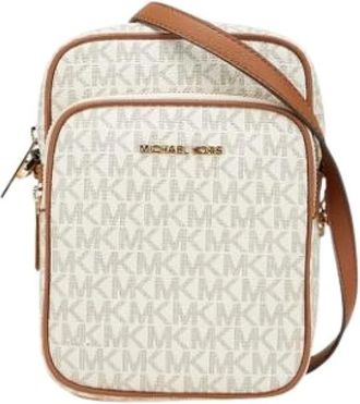 Michael Kors Pre-owned Cross Body Bags, female, Beige, Size: ONE SIZE Pre-owned Shoulder Bag