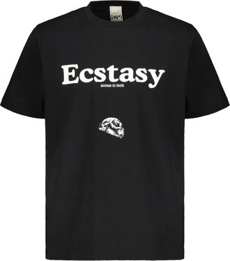 P.A.M. Katoenen T-shirt met Print - Heren - T-shirts - Zwart - XL - Katoen - Tops