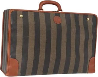 Fendi Pre-owned Weekend Bags, female, Multicolor, Size: ONE SIZE Pre-owned Plastic Travel Bag