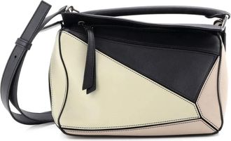 Loewe Puzzle Bag Leather Small satchel - Zwart