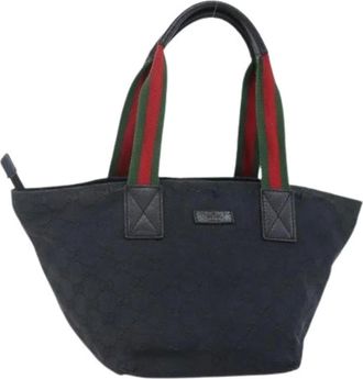 Gucci Pre-owned Handbags, female, Black, Size: ONE SIZE Pre-owned Vintage Handbag