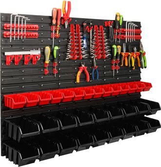 OEM Tablero De Herramientas Para Taller De 117x78 Cm + 32 Cubetas