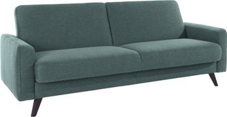 Exxpo Sofa Fashion 3-Sitzer »Samso, elegant und bequem, toller Sitzkomfort, Schlafsofa« Kippcouch, inklusive Bettfunktion und Bettkasten, Komfortsitzhöhe 49cm