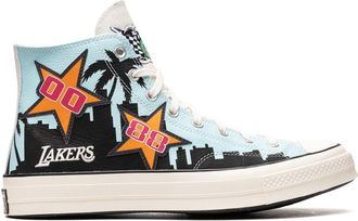 Converse x Market Chucks 70 Hi Lakers Jeff Hamilton sneakers - unisex - Calf Leather - 12 - Black