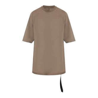 Rick Owens T-Shirts, male, Brown, Size: S Cotton T-shirt