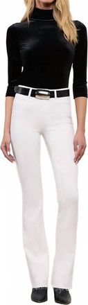 L'agence Ruth Straight-Leg Jeans In Blanc