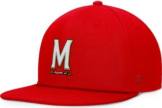 Top of the World Mens Top of the World Red Maryland Terrapins Fundamental Snapback Hat at Nordstrom