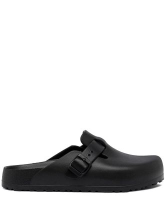 Birkenstock Boston Exquisite Black, Natural Leather