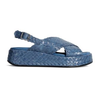 Pons Quintana Flat Sandals, female, Blue, Size: 11 US Maui Platform Sandal