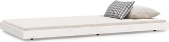 vidaXL Estructura Cama Sin Colch&oacute;n Madera Maciza Pino Blanca 100x200cm Vidaxl