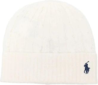 Ralph Lauren Witte hoeden - Dames - Hoeden - Wit - ONE Size - Wol - Accessoires
