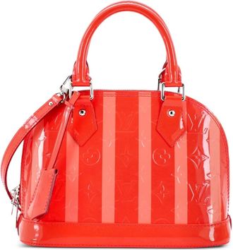 Louis Vuitton Alma Handbag Limited Edition Monogram Vernis Rayures BB shoulder bag - Multicolore