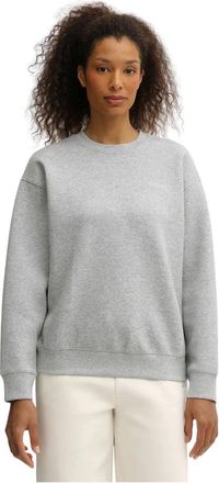 Guess Sweatshirts & Hoodies > Sweatshirts & Hoodies - Dames - Sweatshirts - Grijs - L - Katoen - Hoodies & sweatvesten