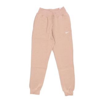 Nike Broeken, Dames, Roze, L, Katoen, High-Waist Fleece Joggers