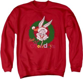 Gildan Looney Tunes Holiday Bunny Adult Crewneck Sweatshirt