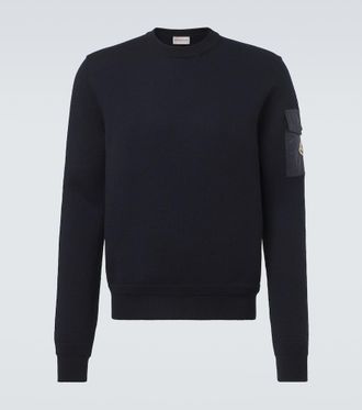 Moncler Logo virgin wool sweater