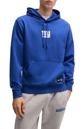 BOSS x NFL Woodson Graphic Hoodie in New York Giants at Nordstrom, Size Xxx-Large